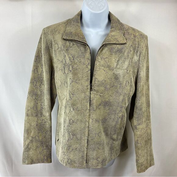 BERNARDO Snakeskin Jacket - Picture 1 of 6